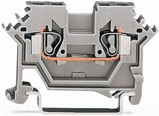 Bllok terminal WAGO 280-601, seri 280, 3 nivele, 2.5mm², gri