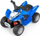 Motorr lodër elektrik Milly Mally HONDA ATV, për fëmijë, i kaltër