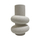 Dekor tavoline qeramike Rook Φ16x25,5Hcm (HM4627.01), bardhë