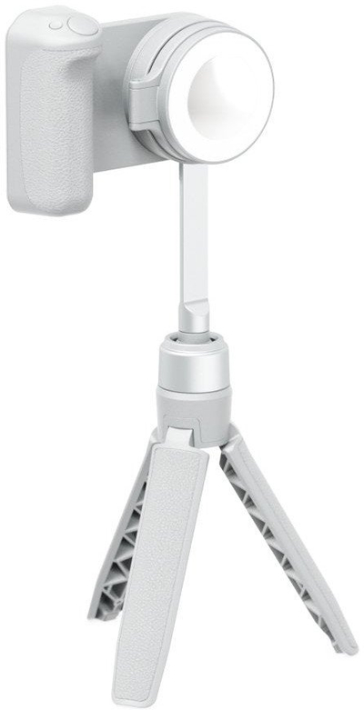 Сет телефонски аксесоари ShiftCam SnapGrip Creator Kit, магнетно монтирање, со ЛЕД светло, боја Stone