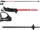Скијачки стапчиња Leki Stella S, 120cm, за жени, црно црвени