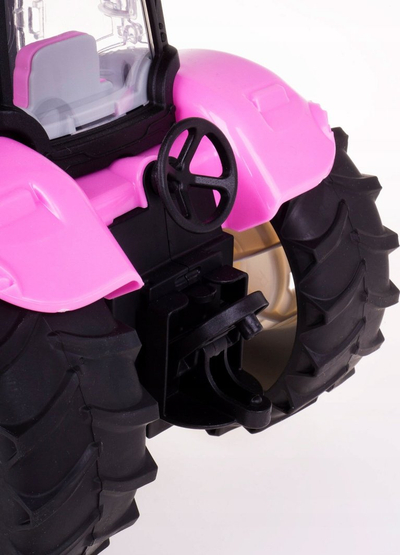 Lodër traktor Tupiko Pink Tractor, shkalla 1:16, plastikë, rozë