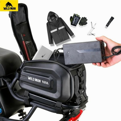 Çantë bagazhi për biçikletë Wildman GD5, 4L, e zezë