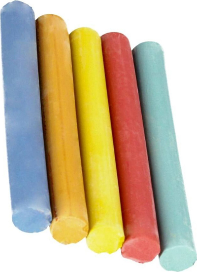 Креди за табла Starpak School Chalk, 5 бои, 100 парчиња