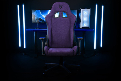 Karrige gaming Arozzi Avanti Soft Fabric, ergonomike, Pure Purple
