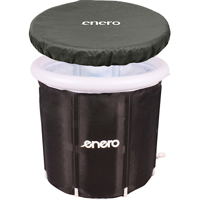 Vaskë akulli Annox Ice Bath Deluxe 630L, portative, e zezë