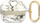 Mbështjellës për kufje Guess Marble Strap Collection, për AirPods 3, motiv mermeri, gri