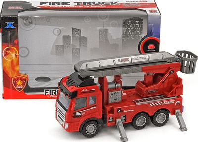 Lodër kamion zjarrfikës Adar Fire Department, 31x17x8cm, i kuqe