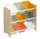 Raft lodrash Children's Shelf Play, 3 nivele, 9 konteinerë, shumëngjyrësh