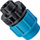 Bashkues tubash UNIDELTA ALFA RK PE, FI 32 x 1/2", blu