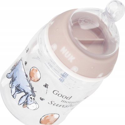 Biberon NUK First Choice+ KUBUS, 150ml, silikon, rozë