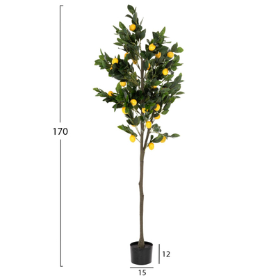 Bimë sintetike Pema Limoni Φ15x12x170cm (HM4020)