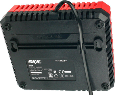 Karikues i shpejtë Skil 3123 AA, 20V, 6.0A, i kuq
