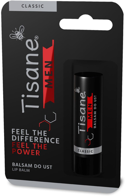 Balsam buzësh Farmapol Tisane Classic Men, 5.1g, hidratues, pa ngjyrë