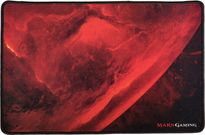 Mauspad за гејминг Mars Gaming MRMP0, средна големина, црн и црвен