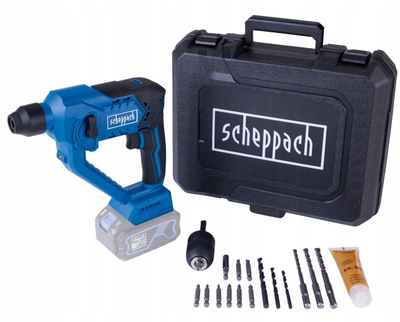 Martel çekiç me bateri Scheppach C-RHD130-X, 20V, 1.3J SDS-Plus, blu e zezë