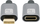 Kabllo USB Techly USB C në USB C ICOC MUSB322 CMF 010, 1m, 100W, e zezë