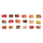 Paletë hijesh për sy Revolution Tasty Palette Hot Dog 22 g