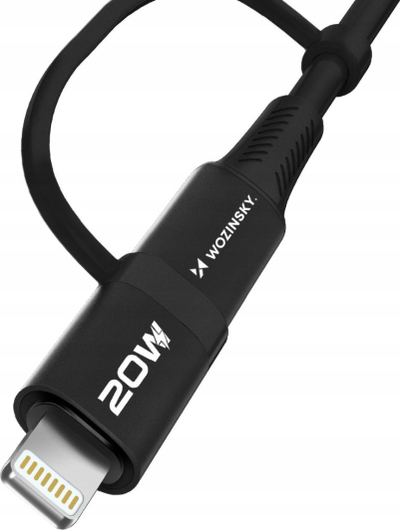 Kabllo karikimi Wozinsky WNBAA 4n1, 60W, 1m, e zezë