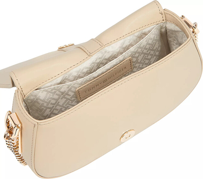 Çantë krahu për femra Tommy Hilfiger Banana Bag, bezhë