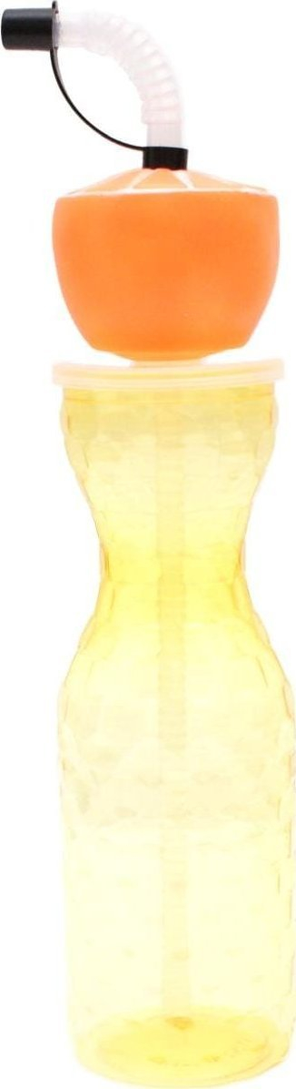 Shishe sportive Excellent Houseware, 500 ml, me pipë, portokalli