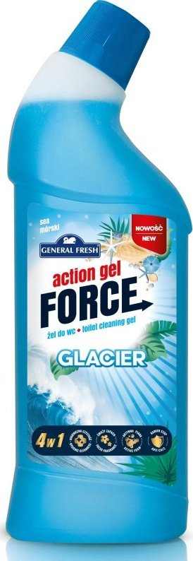 Pastrues WC General Fresh Force Action Gel Glacier, 1L, erë deti, blu