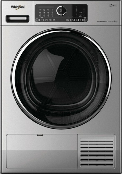 Tharëse rrobash Whirlpool AWZ 9HPS/PRO, 9 kg, me pompë nxehtësie A++, ngjyrë argjendi