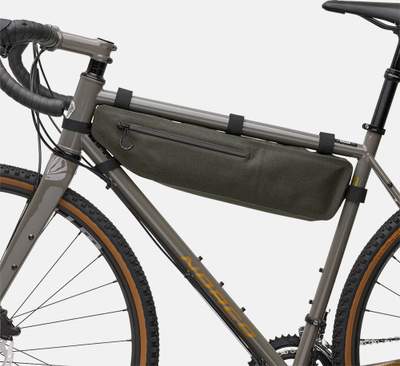 Çantë kornize biçiklete Brooks Scape Frame Bag Large, 3.5L, e papërshkueshme nga uji, jeshile Mud