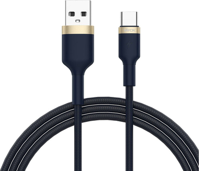 Kabllo USB Vayox VA0059, USB në USB C, 1m, e zezë