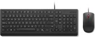 Set tastierë dhe maus Lenovo Essential, me kabllo USB, layout English US, i zi