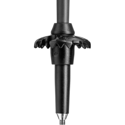 Bastun trekkingu Leki Black Series FX Carbon, palosës, karboni, i zi