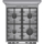 Shporet me gaz dhe elektricitet Gorenje GKS5C71XF, furrë 70L, klasa energjisë A, inox