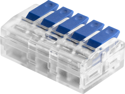 Lidhës elektrik ORNO Quick Connector 5x 0.75-4mm², set 50 copë, portokalli