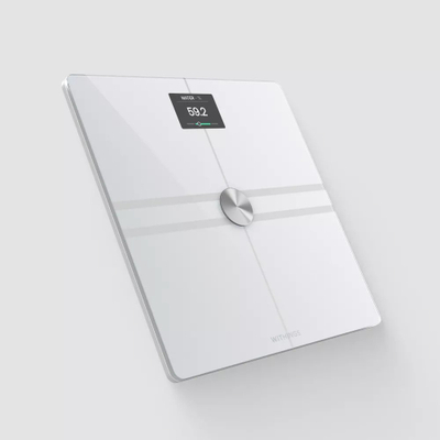 Бањарска вага Withings Body Comp, интелигентна, Wi‑Fi Bluetooth, бела