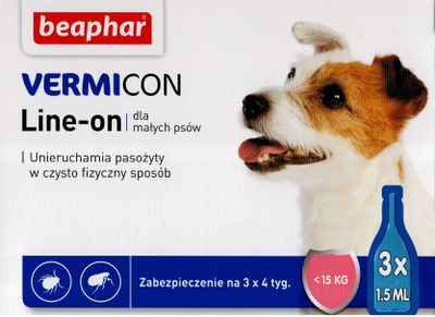 Vermicon Dog S - Препарат против ектопаразити за кучиња до 15 kg
