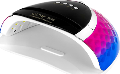 Лампа за нокти УВ ЛЕД Glow YC57 RN, 268W, сино розова