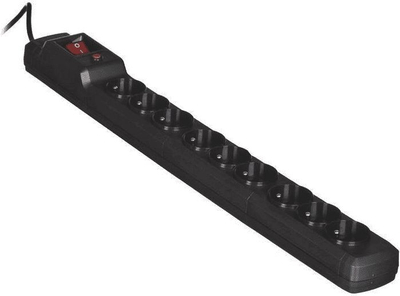 Kabllo zgjatëse Activejet, 9 priza, 5 m, e zezë
