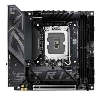 Pllakë amë ASUS ROG STRIX B860-I GAMING WIFI, Intel B860, Mini ITX, e zezë