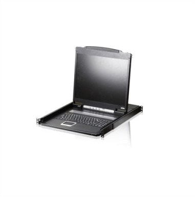 Konsolë LCD KVM Aten CL1000N FR, 19", 1U, e zezë
