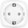 Prizë smart Trust WiFi Socket EU, 3000W, kontroll me aplikacion, e bardhë