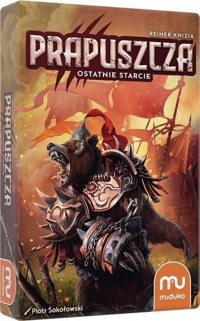 Lojë tavoline Muduko Prapuszcza The Final Clash, strategjike, fantazi
