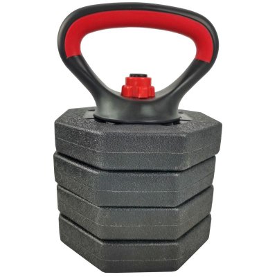 Set ganxhash EB Fit 2 në 1, 10 kg, peshë që e çon sa do vetë, e zezë