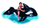 Rene frymëse Intex Killer Whale, 193x119 cm, për pishinë dhe det, shumëngjyrëshe