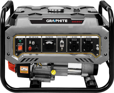 Gjenerator benzine Graphite 58G904, 2200W, 1 fazë, i zi
