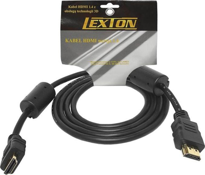 Kabllo HDMI LTC LXHD20, HDMI me HDMI, 15m, e zezë