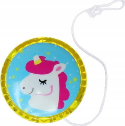 Lodër yo-yo Adar Unicorn, set 12 copë, shumëngjyrëshe