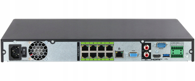 Regjistrues rrjeti IP Dahua DHI NVR5216 8P EI2 WizSense, 16 kanale, PoE i integruar, i zi