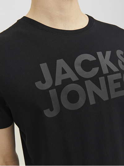 Maicë për meshkuj Jack&Jones, e zezë