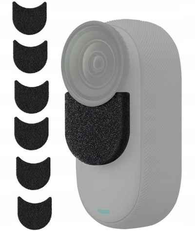 Set sfungjerë anti erë PULUZ PU776B, 6 copë, për Insta360 GO 3 GO 3S, i zi