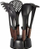 Set lugësh të kuzhinës Berlinger Haus Ebony Rosewood BH-6229, 7 copë, të zeza